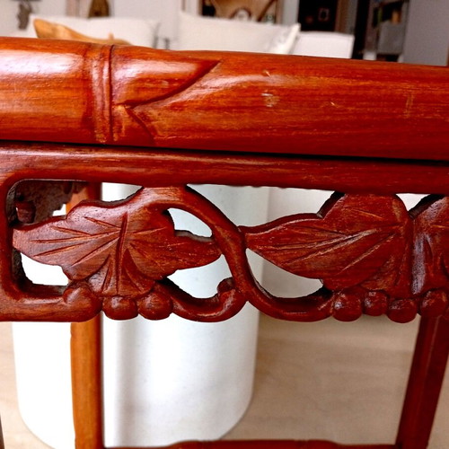 Vintage Chinese nesting tables set of 2, solid wood, like new