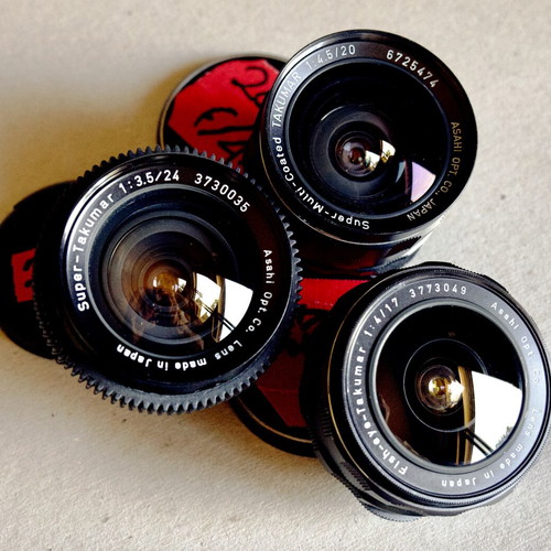 Asahi-Pentax vintage SUPER TAKUMAR M42 set of 11 lenses