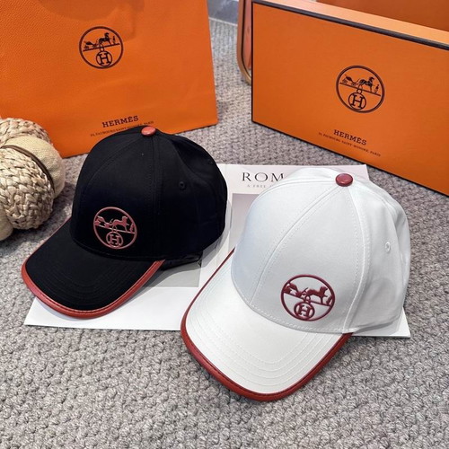 Hermes baseball cap black and white, new, streetwear style