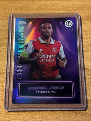 Topps Showtime Champions League Gabriel Jesus Arsenal κάρτα σαν καινούργιο