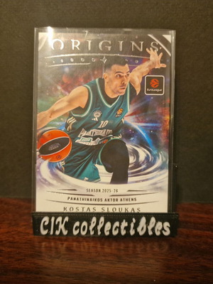 Panini Euroleague Origins Panathinaikos Sloukas base card new