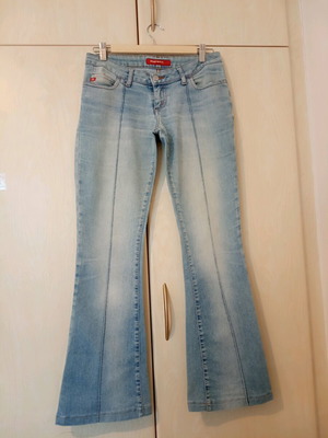 Miss Sixty Vintage Y2K Flare Jeans used, blue, size S