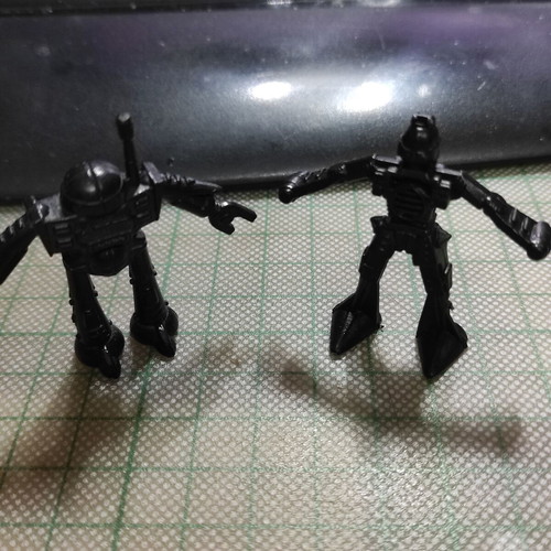 Mini Arco Rogun Robots 80s vintage, like new, set of 2