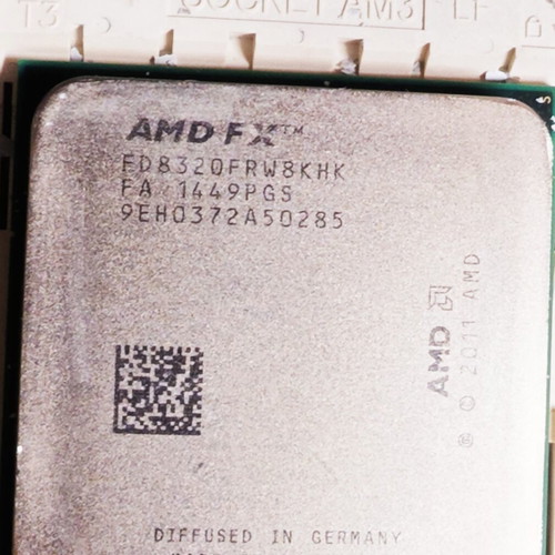 Motherboard with processor and memory like new