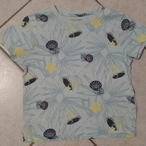 Orchestra summer set for boys 5-6 years used, t-shirt and shorts
