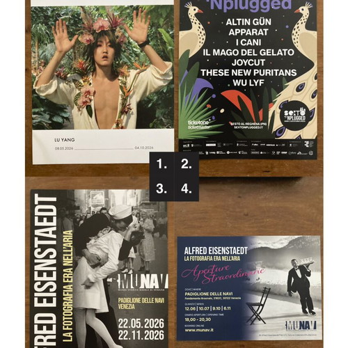 Cultural Events 3 φυλλάδια, καρτ ποστάλ, μπροσούρες, αφίσες, φυλλάδια, προγράμματα, φυλλάδια καινούργια