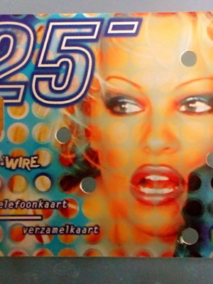 Pamela Anderson Barb Wire phone card 1995