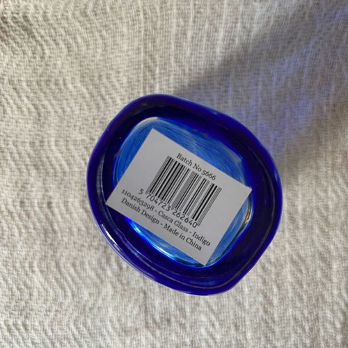 Casca Indigo Ferm Living glass new, blue