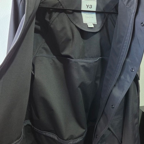 Y3 parka black like new, size M
