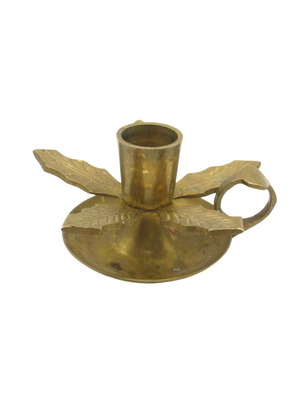 Brass flower candle holder like new vintage retro decor