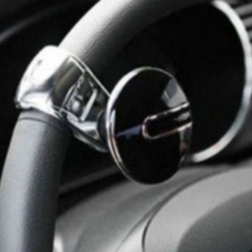I-POP Steering Wheel Spinner New, Black with Rotating Handle