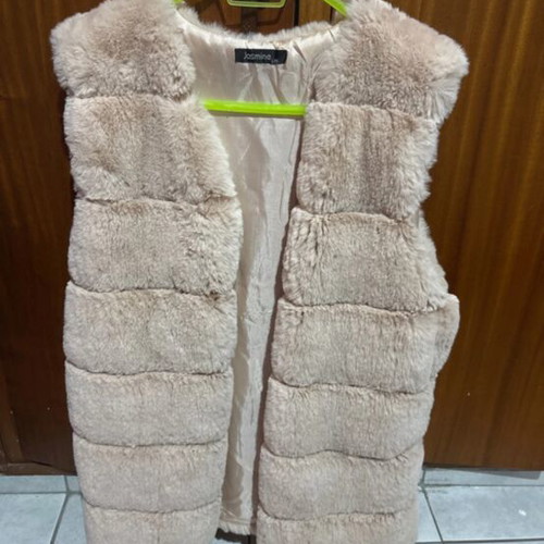 Sleeveless Fur Vest like new, pink