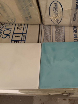 Vintage Elios Ceramica 15x15 cm tiles new, large quantity