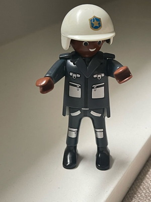 Playmobil pilot figure used vintage Geobra 1997