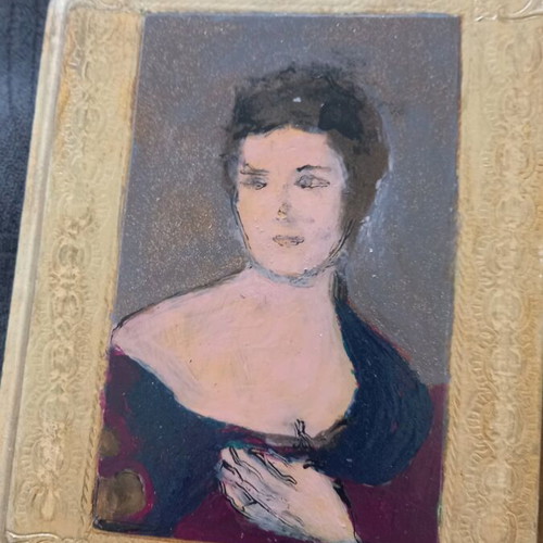 Vintage wooden frames used, painted and restored