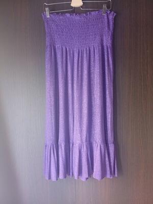 Women's strapless dress purple like new