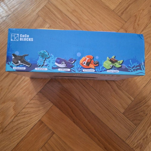 Building blocks sea animals set of 10 new