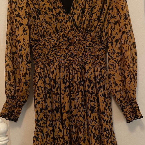 Zara dress used, brown, size XS