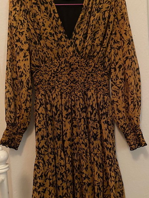 Zara dress used, brown, size XS