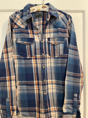 Zara vintage boys checked shirt like new, size 13-14 years
