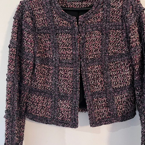 Ermanno Scervino cropped tweed jacket, multicolor