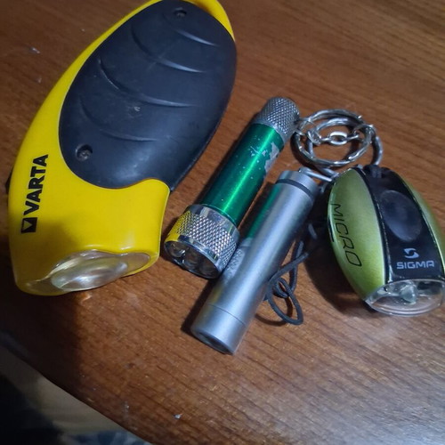Led flashlights used, very good condition