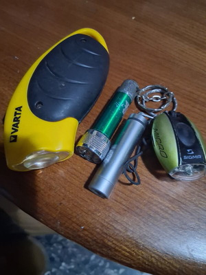 Led flashlights used, very good condition