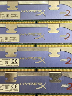 Kingston HyperX DDR2 8GB σετ μνήμες RAM (4x2GB) 800MHz σαν καινούργιο