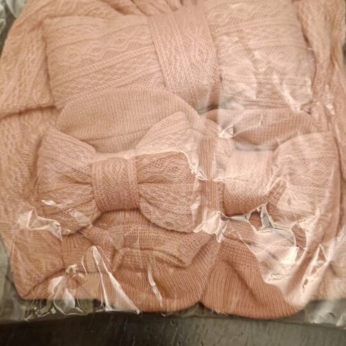 Baby turban with socks set 3-6 months new