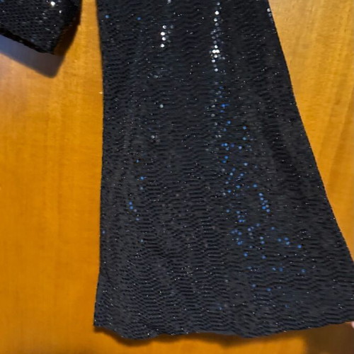 Women's shiny sequin set new, black