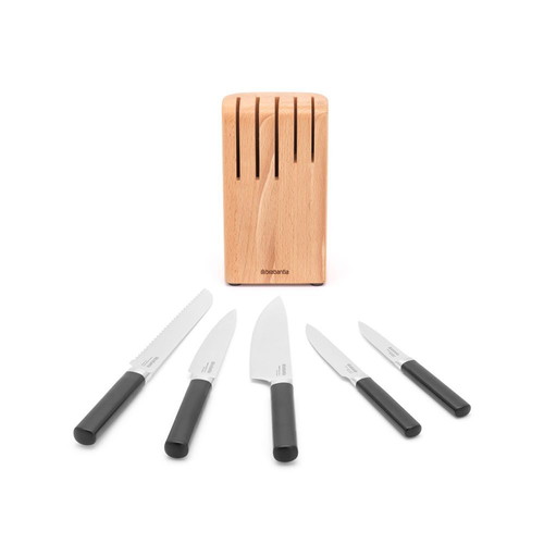 Brabantia Profile knife block with 5 knives new
