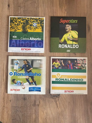 DVD Ronaldo, Ronaldinho, Carlos Alberto καινούργια, γνήσια