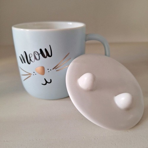 Children's mug 300ml with lid new