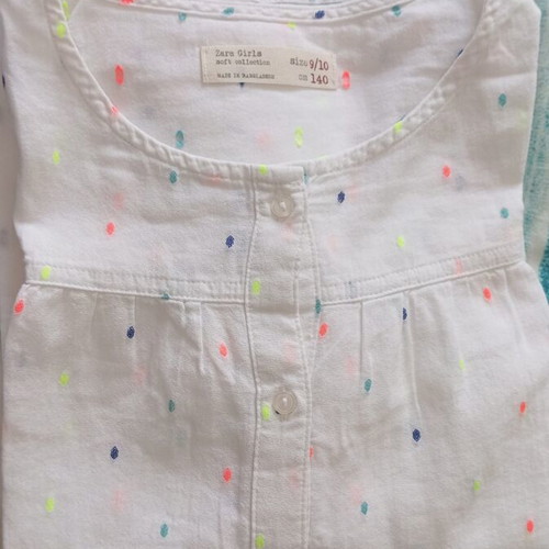 Zara blouse used, size 140-146, includes leggings and blouse