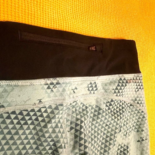 Nike 3/4 leggings used, turquoise, size S