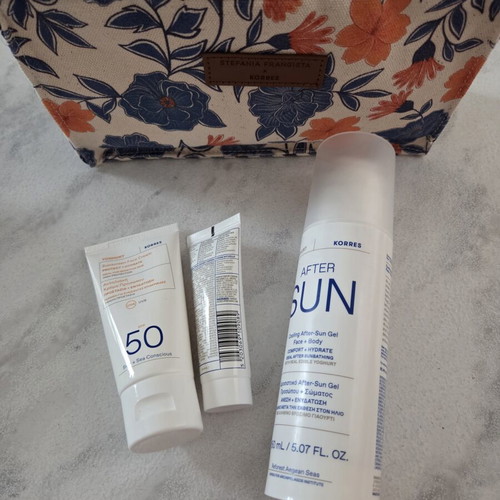 Korres Stefania Frangista Hydrating & Protective Suncare Yoghurt Gift Set new