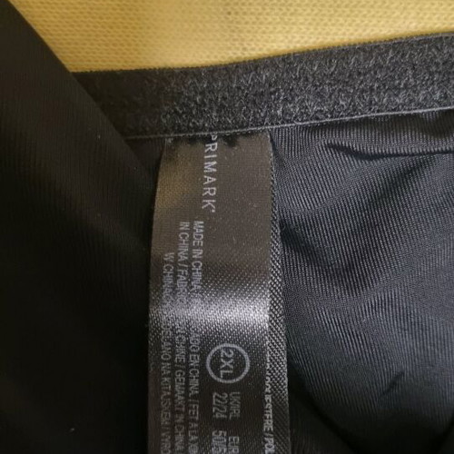 Primark Shaping Bodysuit XXL like new, black with built-in bra