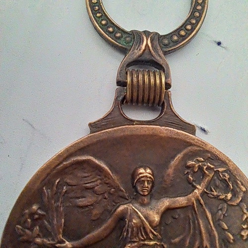 Interallied Victory Medal 1914-18 rare type, like new
