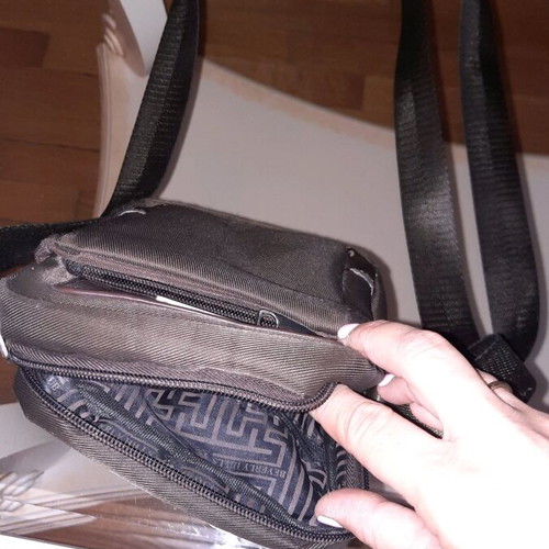 Beverly Hills Polo Club men's shoulder and crossbody bag used, black