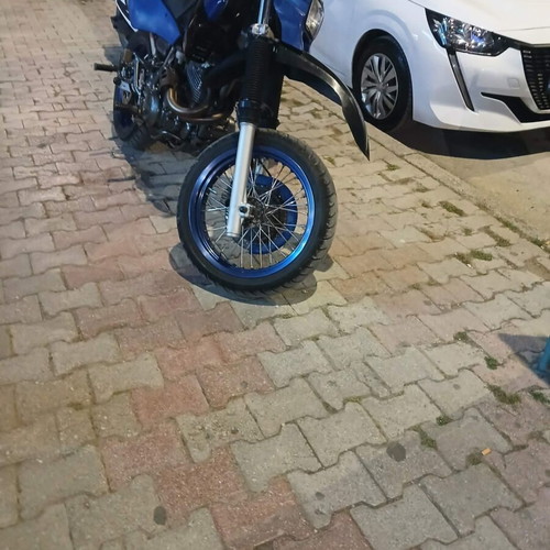 Yamaha XT 600E Super Motard motorcycle used, 600 cc, 1997, blue