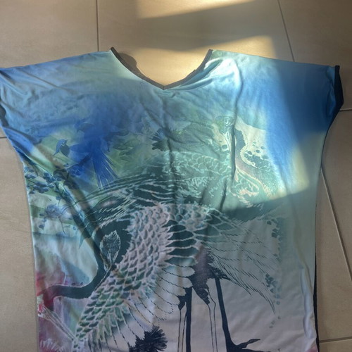 Anel blouse one size blue like new by Andra Lingerie