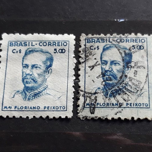 Brazil 1941 stamps 5 cr Floriano Peixoto like new (2 pcs)