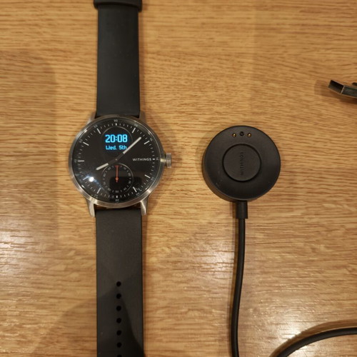 Withings ScanWatch 1 Black hybrid smartwatch, stainless steel