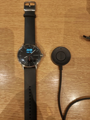 Withings ScanWatch 1 Black υβριδικό smartwatch σαν καινούργιο, ανοξείδωτο ατσάλι