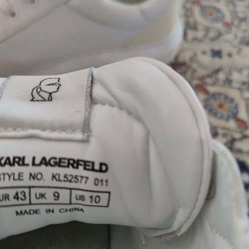 Karl Lagerfeld men's sneakers like new, white, sports style, size 43