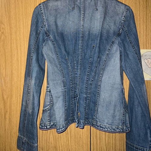 Zara denim jacket xs like new, blue