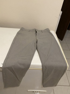 Παντελόνι Zara regular fit κουστουμιού πιε ντε πουλ γκρι σαν καινούργιο μέγεθος M