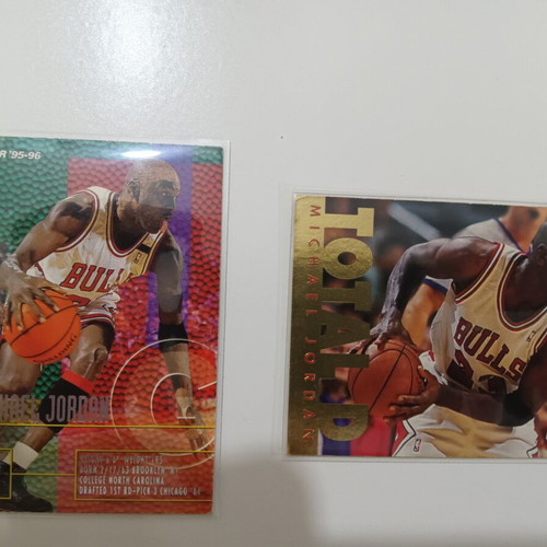 NBA Fleer 1995-96 basketball card lot 100+ with Michael Jordan Total D and inserts