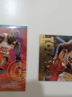NBA Fleer 1995-96 basketball card lot 100+ with Michael Jordan Total D and inserts