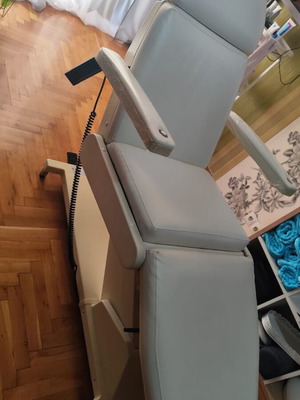 Καρέκλα-κρεβάτι αισθητικής μεταχειρισμένη ηλεκτρική δερμάτινη